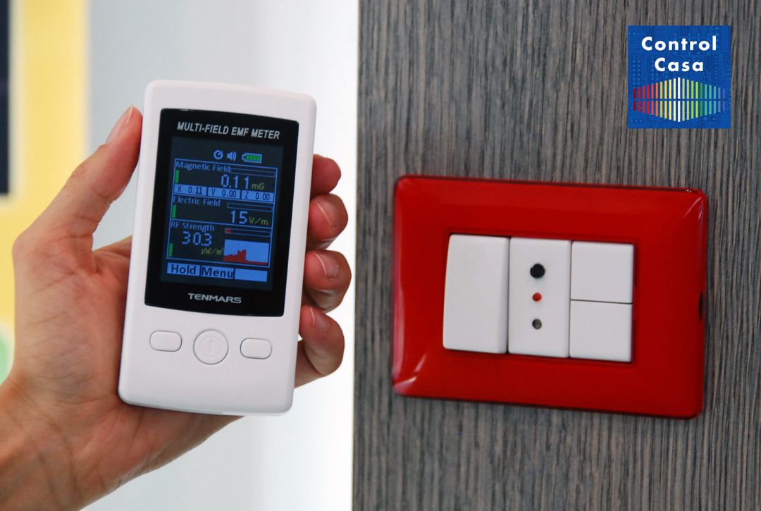 Control Casa, electrosmog, home automation, smart home, electromagnetic wave barrier, button plate