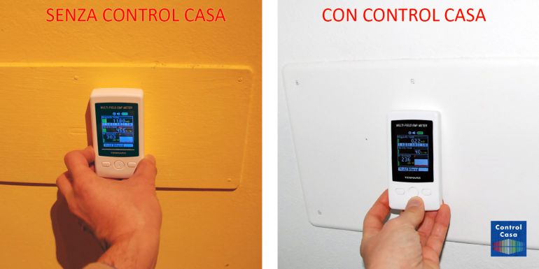 Control Casa, elettrosmog impianto elettrico cassetta derivazione, domotica, impianto domotico