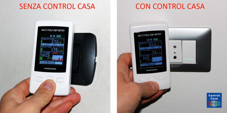 Control Casa, elettrosmog impianto elettrico interruttori, domotica, impianto domotico