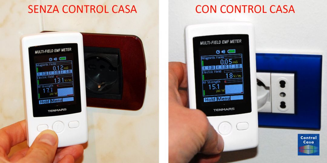 Control Casa, electrosmog electrical system socket, home automation, home automation system