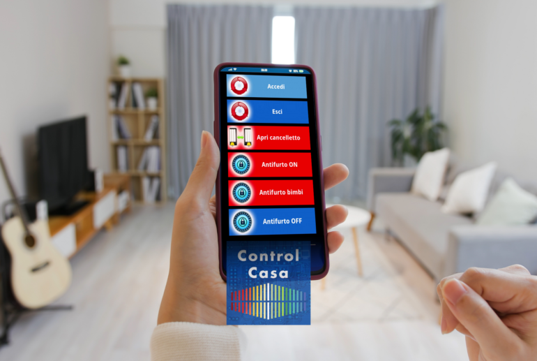 Control Casa, open your home with your mobile phone, anti-theft control