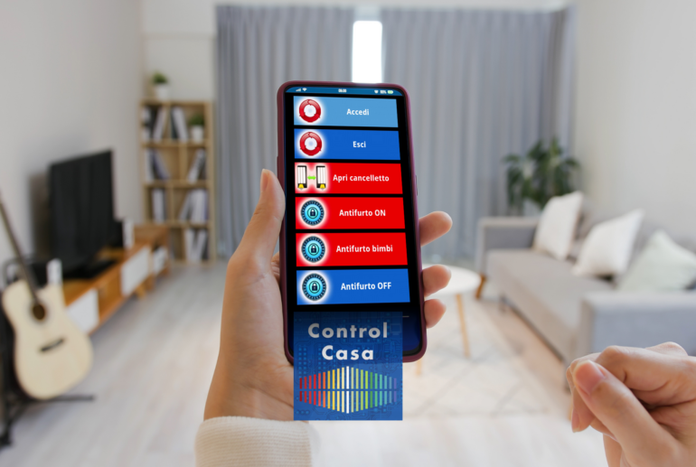 Control Casa, apri la tua casa con il tuo cellulare, controllo antifurto